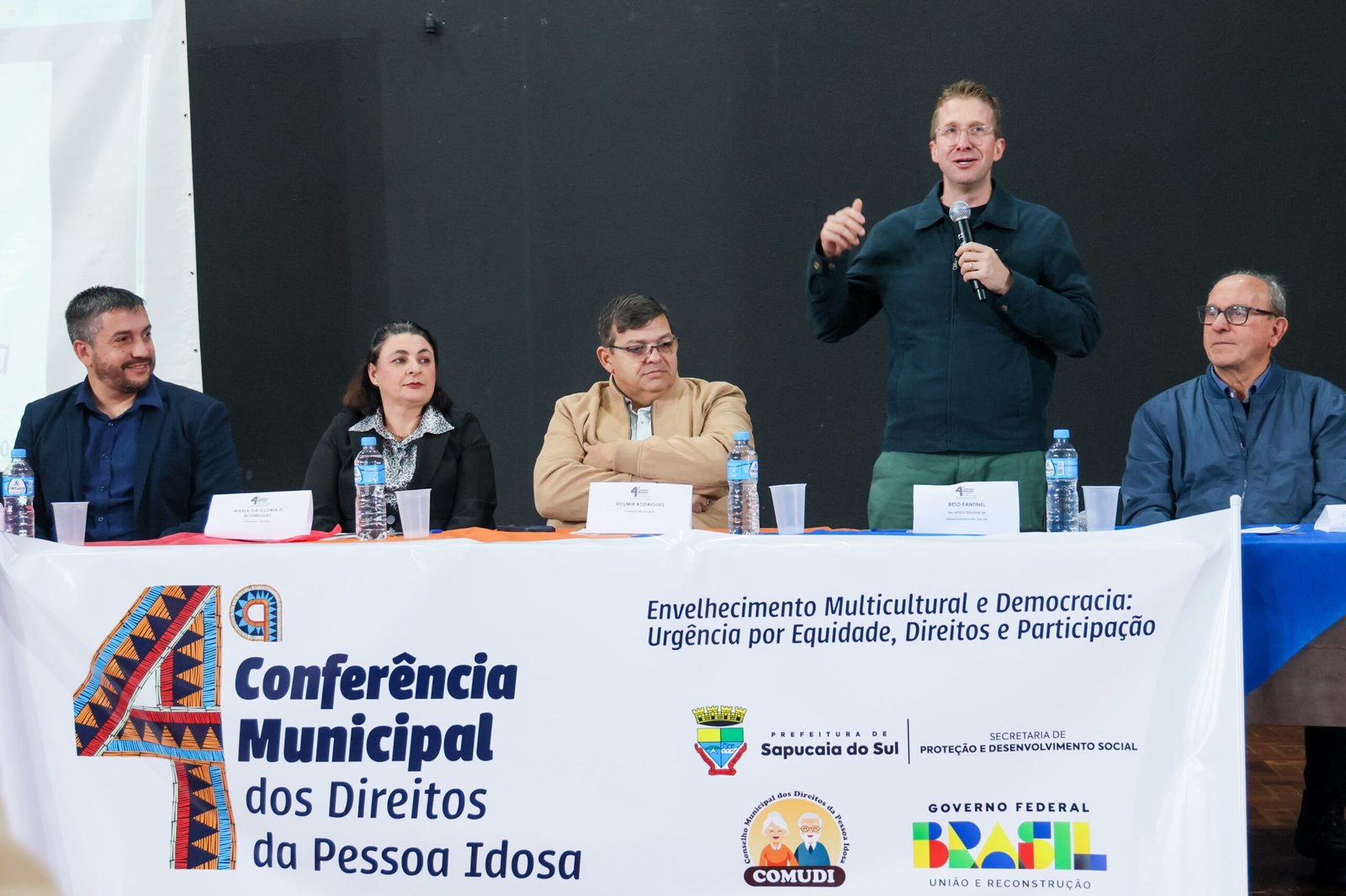 Sapucaia do Sul recebe secretário Beto Fantinel na 4ª Conferência Municipal dos Direitos da Pessoa Idosa