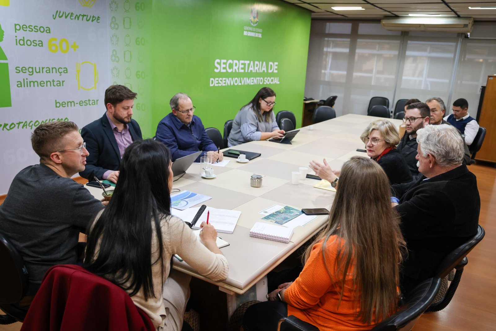 Beto Fantinel articula com a Secretaria da Reconstrução Gaúcha soluções para drenagem urbana e contenção de encostas em municípios da Quarta Colônia