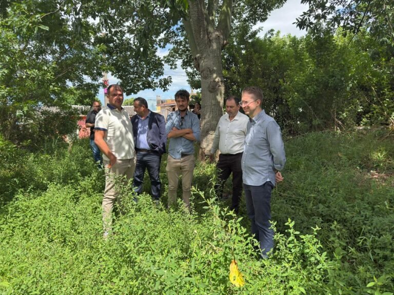 Beto Fantinel e secretários vistoriam terreno em Santa Maria